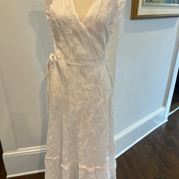 Outerknown White Floral Maxi Dress - Picture 1 of 2